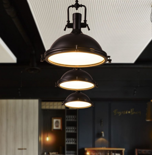 Pencahayaan Gantung Bergaya Pabrik